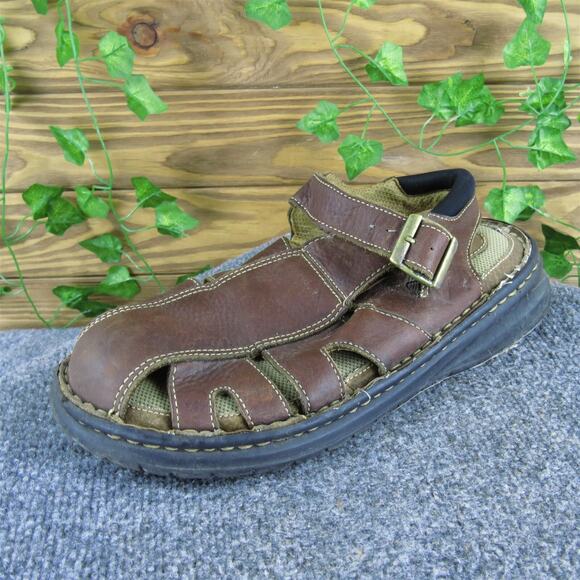 Earth Men's Simon Fisherman Brown Leather Size 11 Medium‎ Used 2025 - Picture 1 of 6